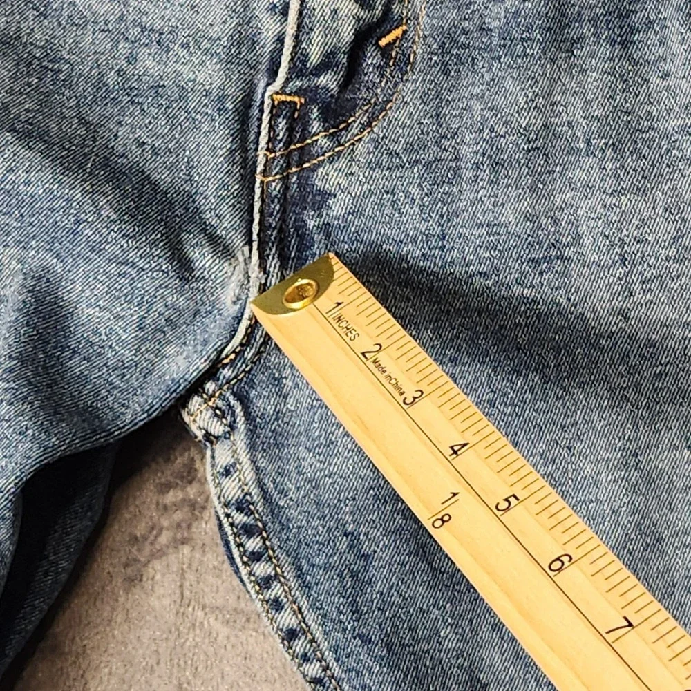 Levis 505 Regular Fit Jeans Mens 34x30(fits 34x28) Medium Wash Straight Denim